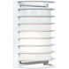 Bermuda 1 Light 11 inch White Bulkhead