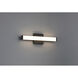 Maxx 18 inch Matte Black Bath Vanity Light Wall Light