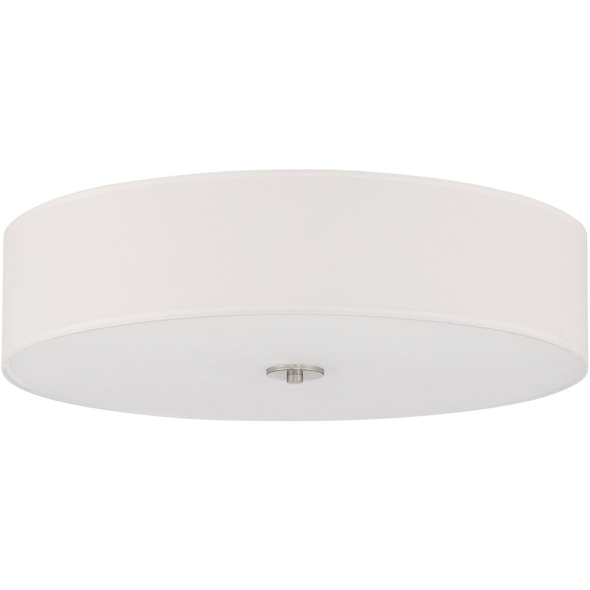 Mid Town LED 24 inch Brushed Steel Flush Mount Ceiling Light