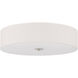 Mid Town LED 24 inch Brushed Steel Flush Mount Ceiling Light