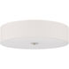 Mid Town LED 24 inch Brushed Steel Flush Mount Ceiling Light