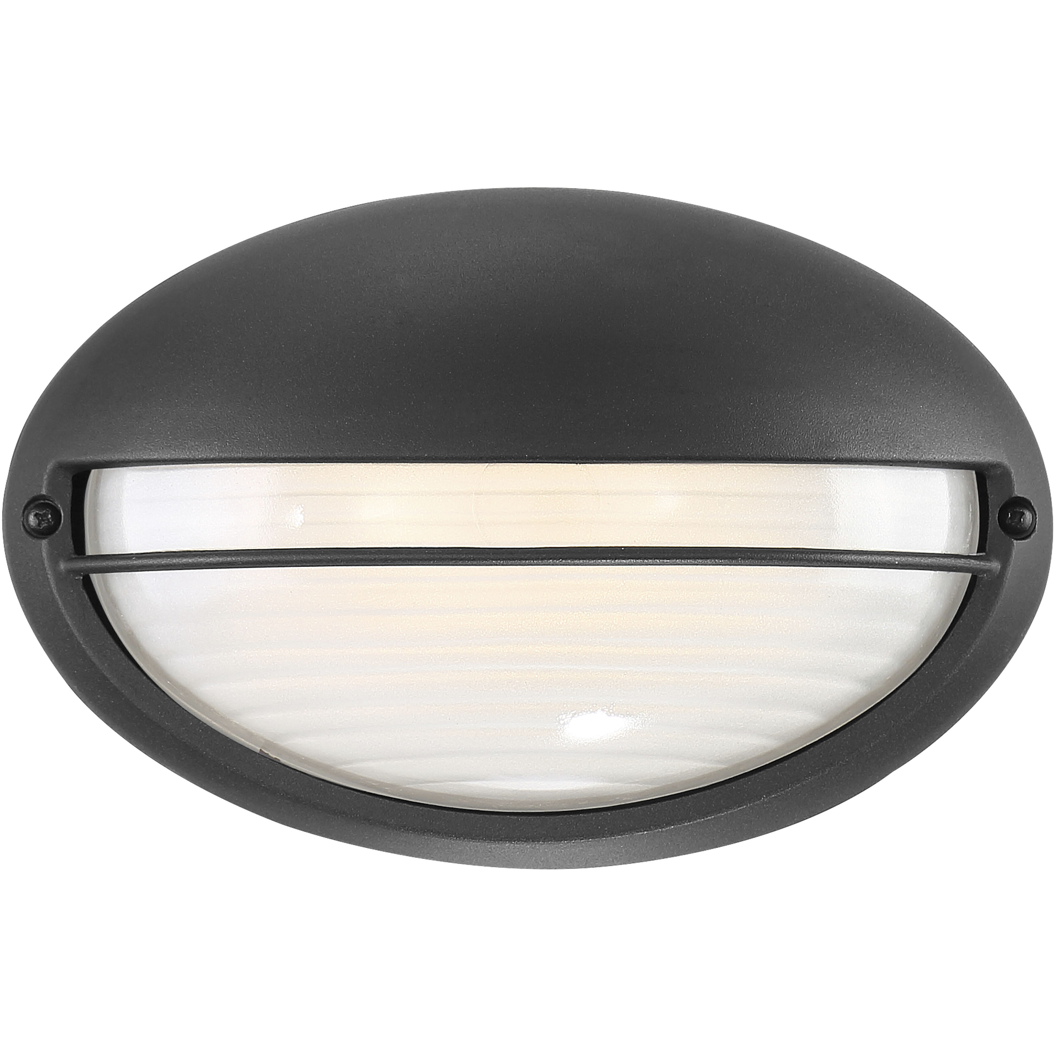 Clifton LED 5.25 inch Black Outdoor Bulkhead