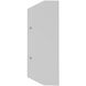 Amora LED 10 inch Satin Outdoor Wall Sconce