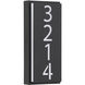 Numero LED 4.75 inch Black ADA Wall Sconce Wall Light