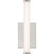 Grace 4.5 inch Brushed Steel Semi Flush Mount Ceiling Light