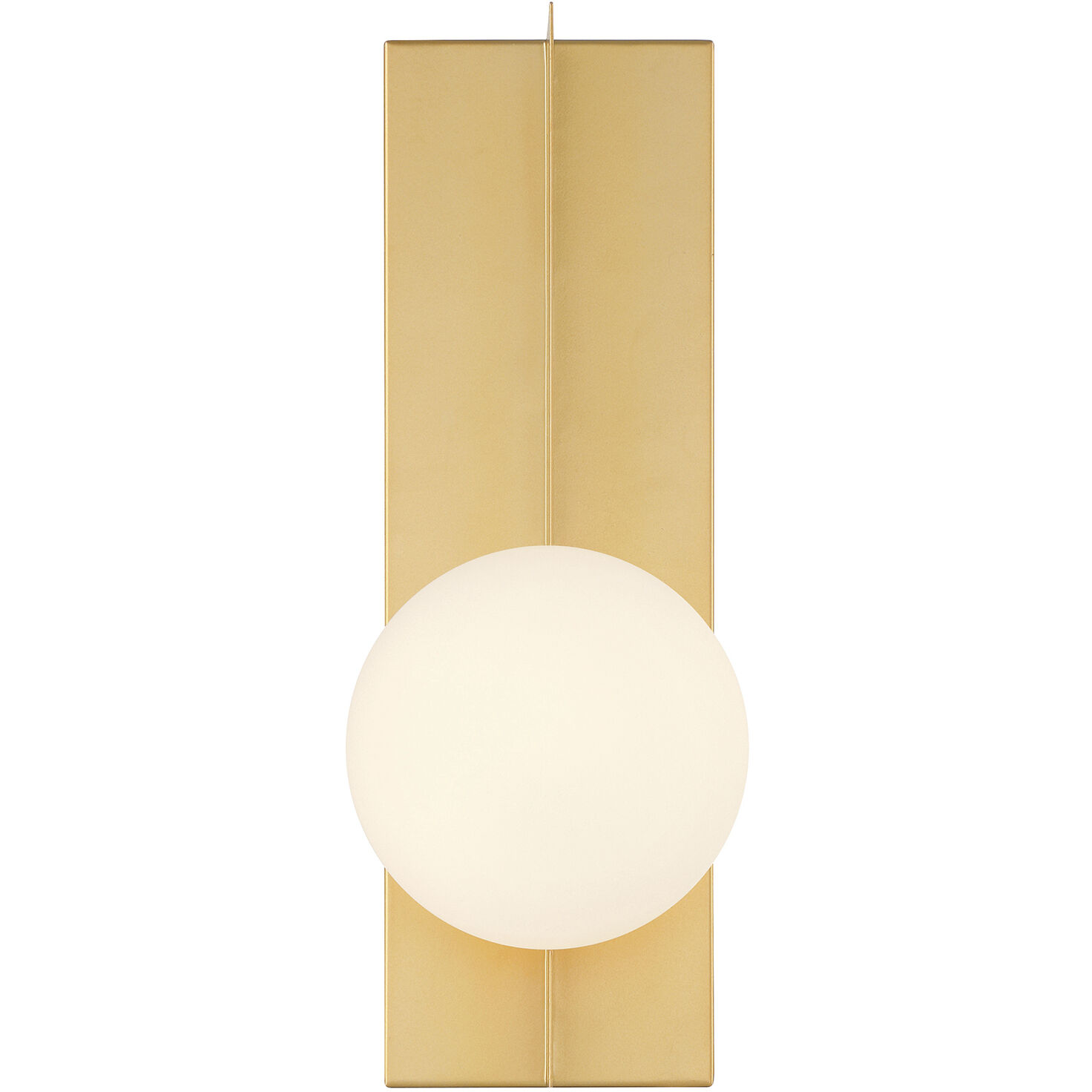 Euro LED 6 inch Gold and Opal ADA Wall Sconce Wall Light