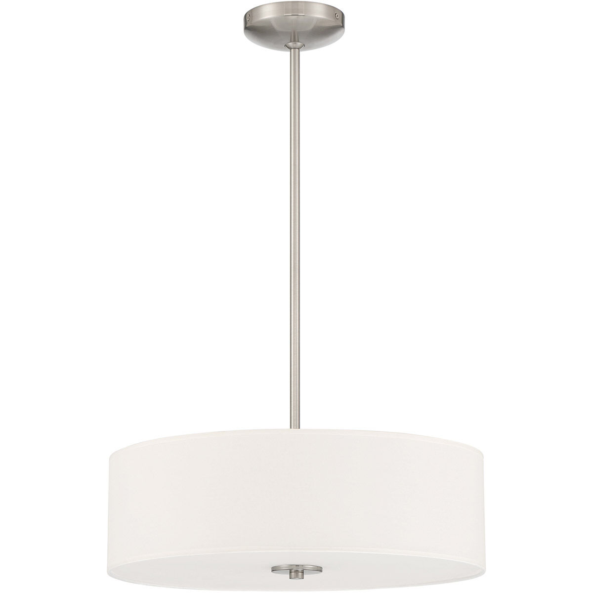 Mid Town LED 18 inch Brushed Steel Pendant Ceiling Light