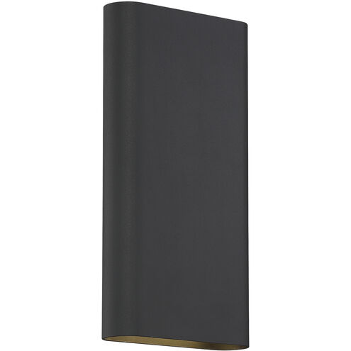 Lux LED 6 inch Black ADA Wall Sconce Wall Light