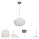 Callisto 2 Light 15 inch Brushed Steel Pendant Ceiling Light