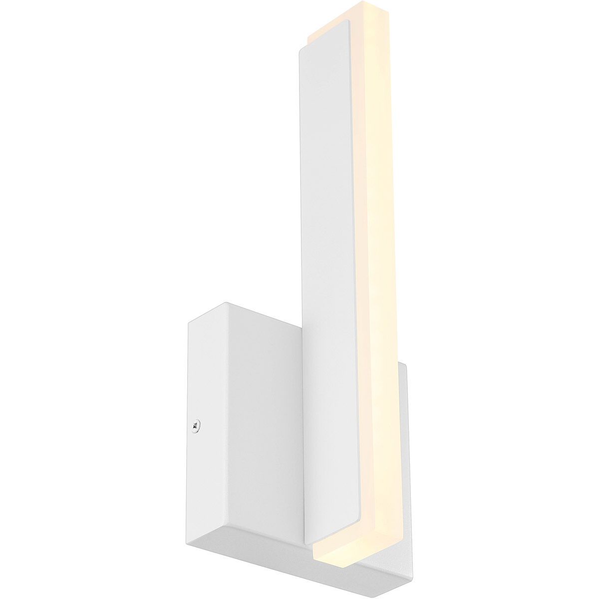 Illume LED 5 inch Matte White Wall Sconce Wall Light