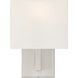 Mid Town LED 8 inch Brushed Steel Wall Sconce Wall Light