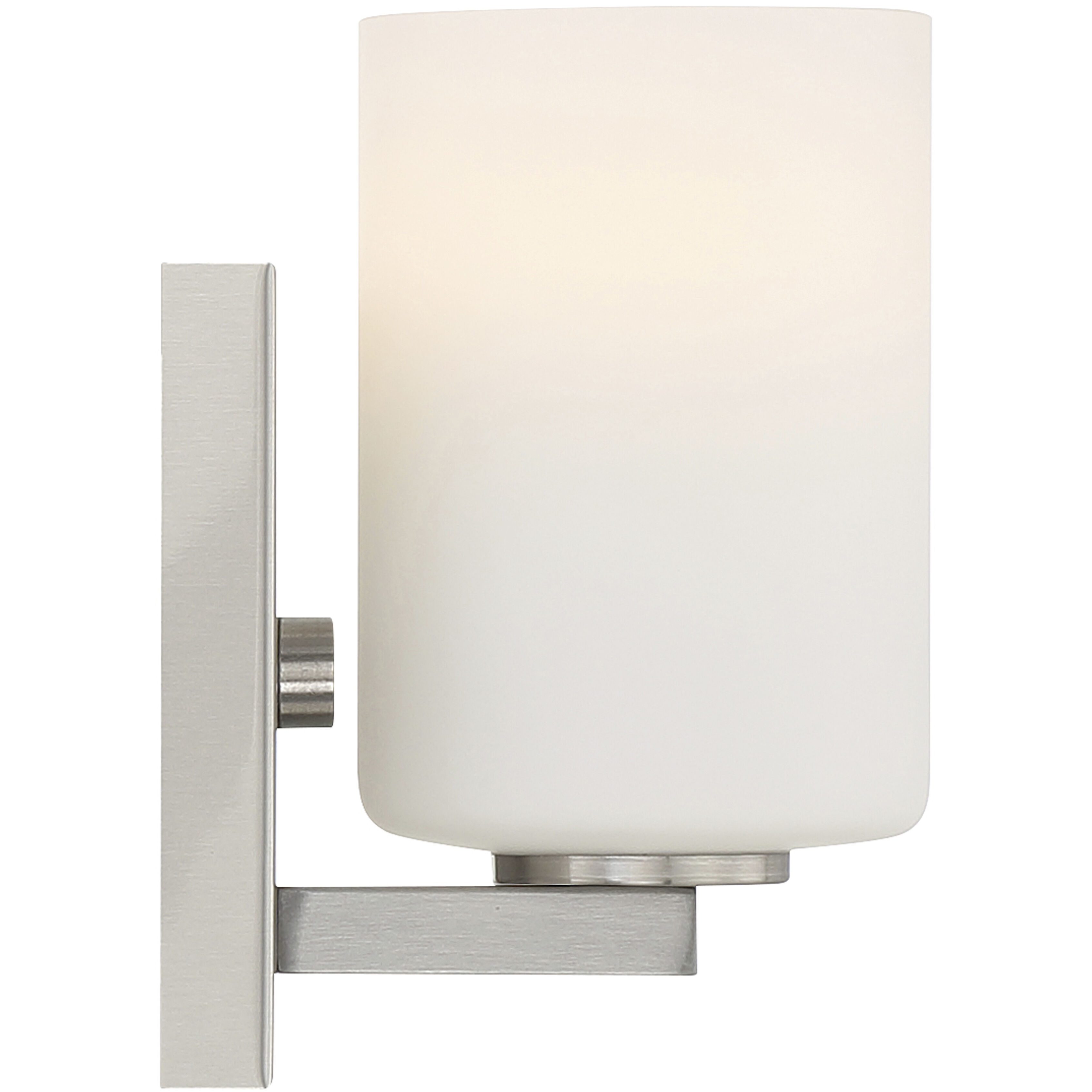 Sienna 4.5 inch Brushed Steel Bath Vanity Light Wall Light