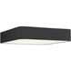 Granada Color Selectable 15.75 inch Black Flush Mount Ceiling Light