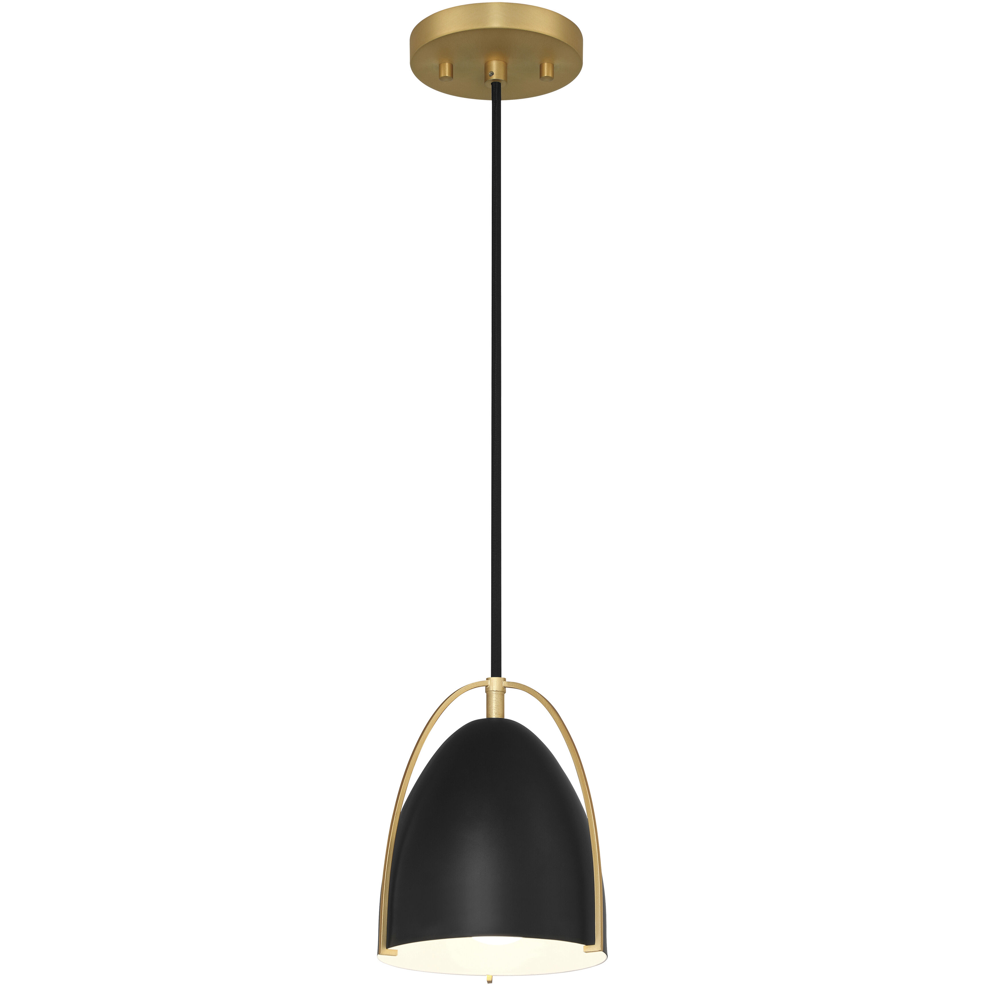 Axel LED 8 inch Matte Black Pendant Ceiling Light