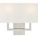 Mid Town LED 15 inch Brushed Steel Wall Sconce Wall Light