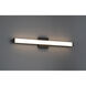 Maxx 30 inch Matte Black Bath Vanity Light Wall Light