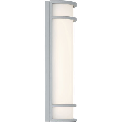 Cove 1 Light 18 inch Satin Outdoor Wall Sconce
