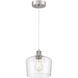 Port Nine LED 9 inch Brushed Steel Pendant Ceiling Light