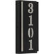 Numero LED 5 inch Black ADA Wall Sconce Wall Light