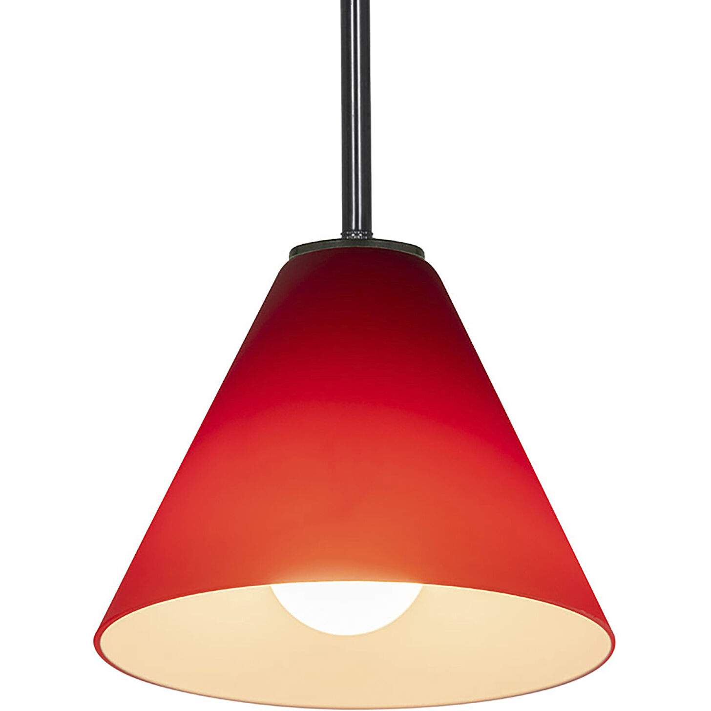 Martini LED 7 inch Oil Rubbed Bronze Pendant Ceiling Light in Red