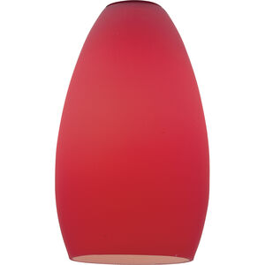 Inari Silk Glass 6 inch Pendant Glass Shade in Red