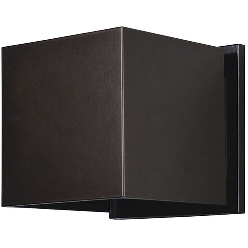 Square LED 4.75 inch Bronze Outdoor Wall Sconce