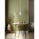 Pilson LED 5 inch Matte White Pendant Ceiling Light