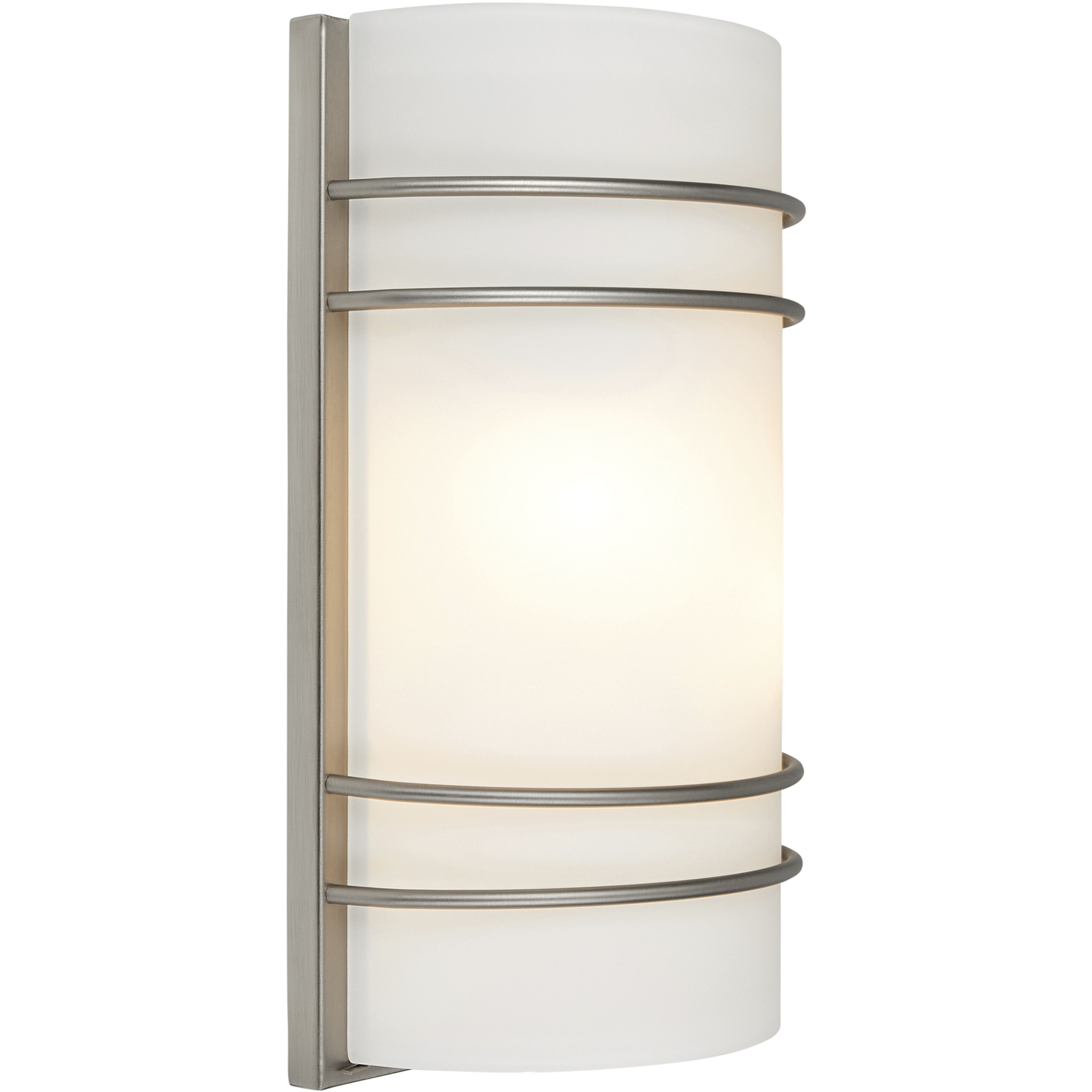 Cassi 2 Light 7.5 inch Brushed Steel ADA Wall Sconce Wall Light