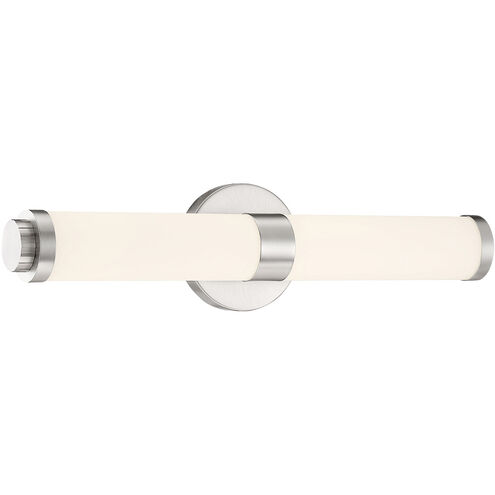 Aqua LED 19.25 inch Brushed Steel Vanity Light Wall Light
