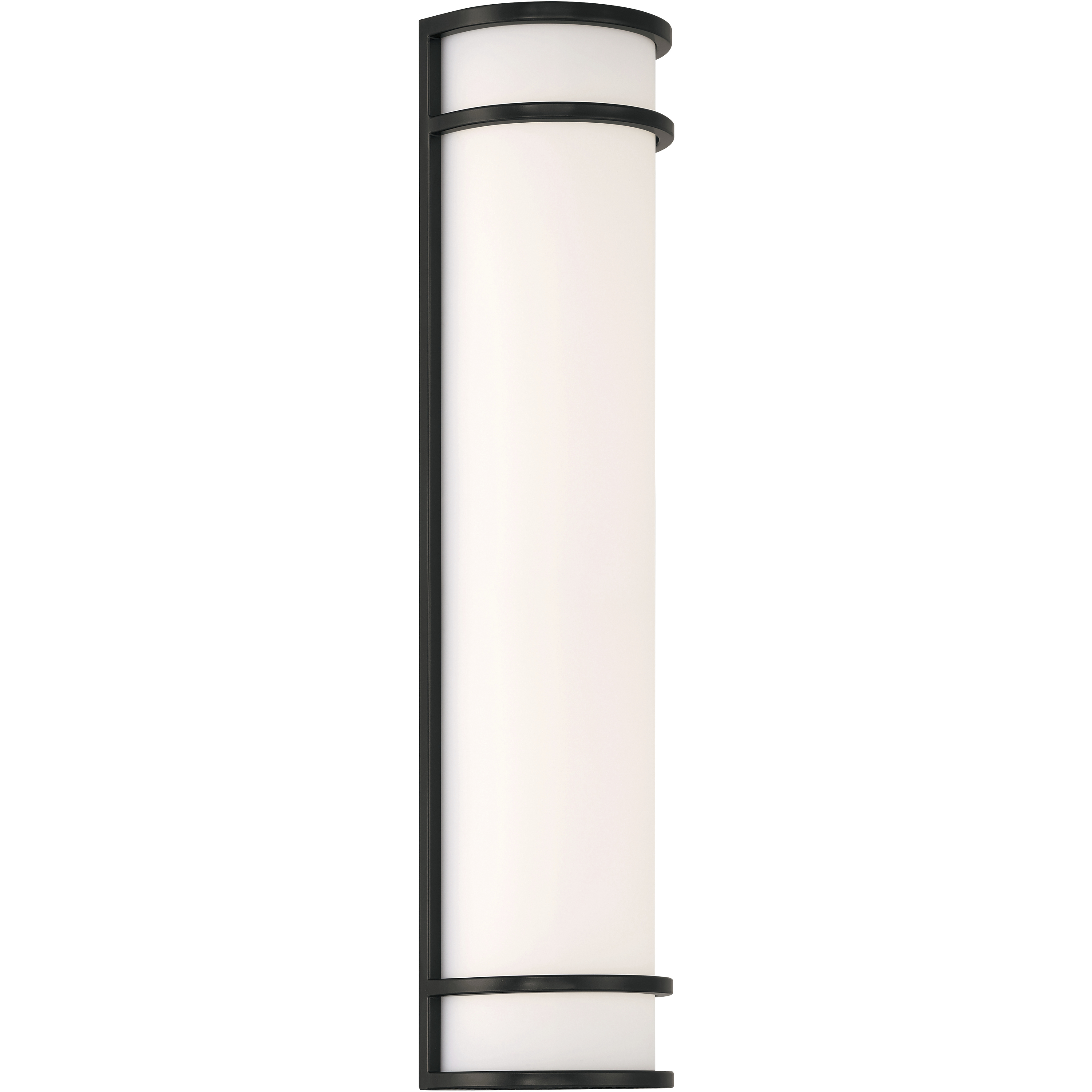 Access 20107LEDMG BL ACR Cove 1 Light 24 inch Black Outdoor Wall Sconce