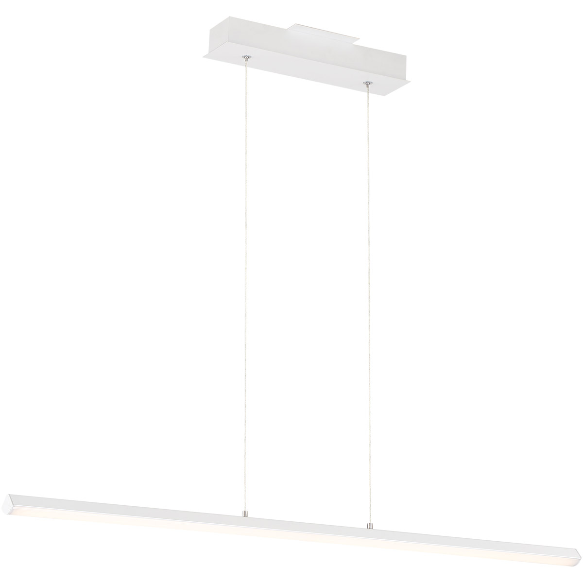 Float LED 48 inch Matte White Pendant Ceiling Light