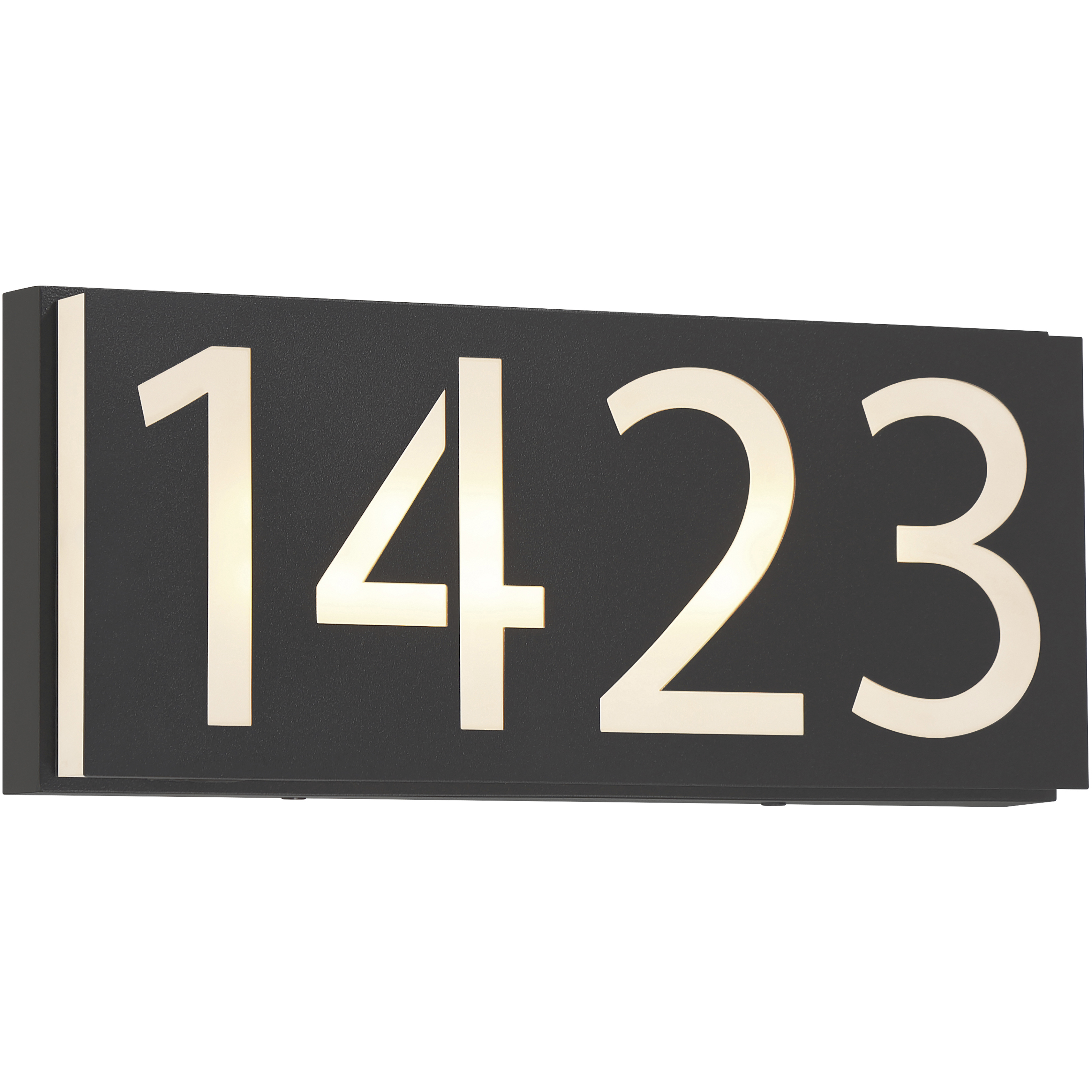 Numero Wet 12.5 inch Black ADA Wall Sconce Wall Light