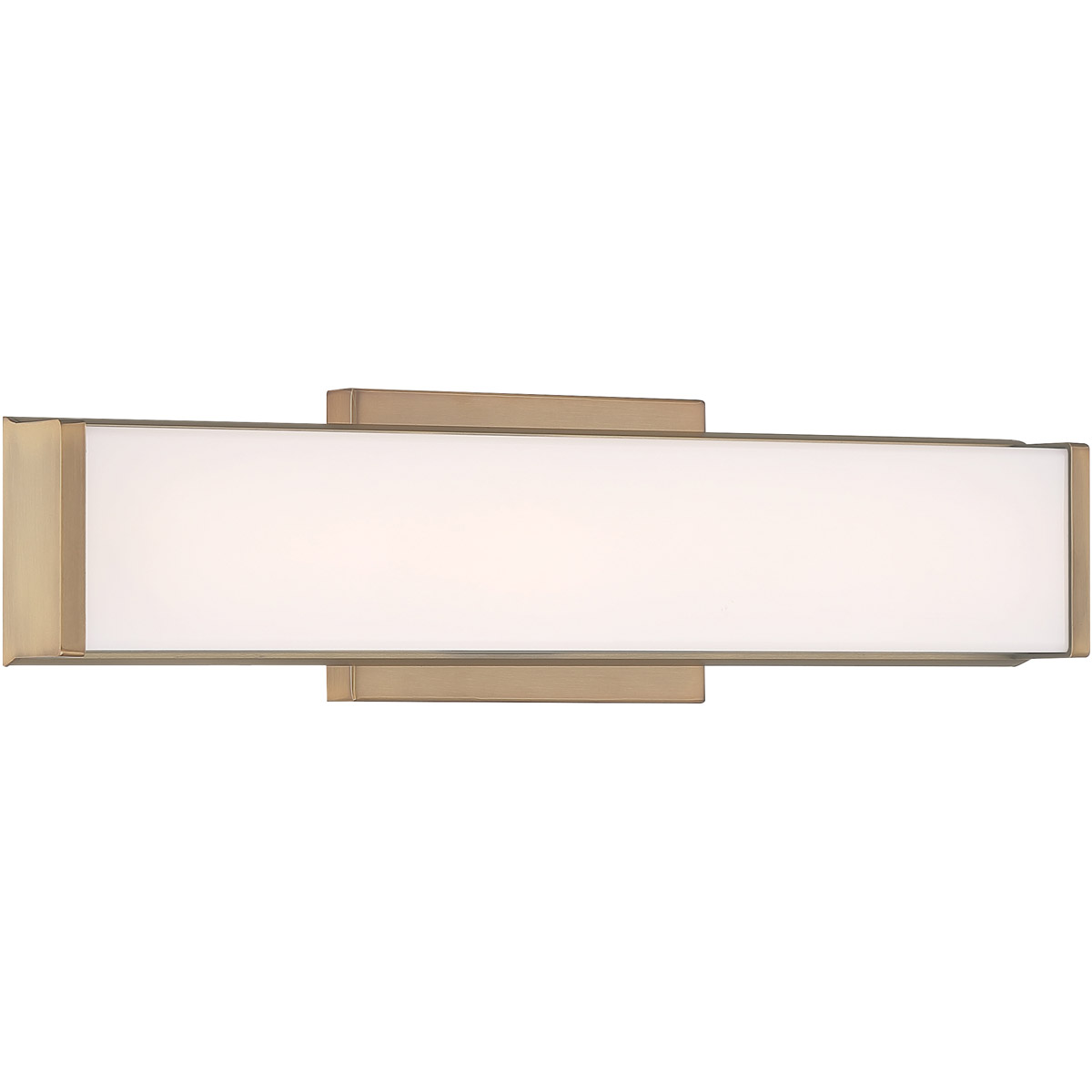 Citi LED 36 inch Antique Brushed Brass LED Vanity Light Wall Light