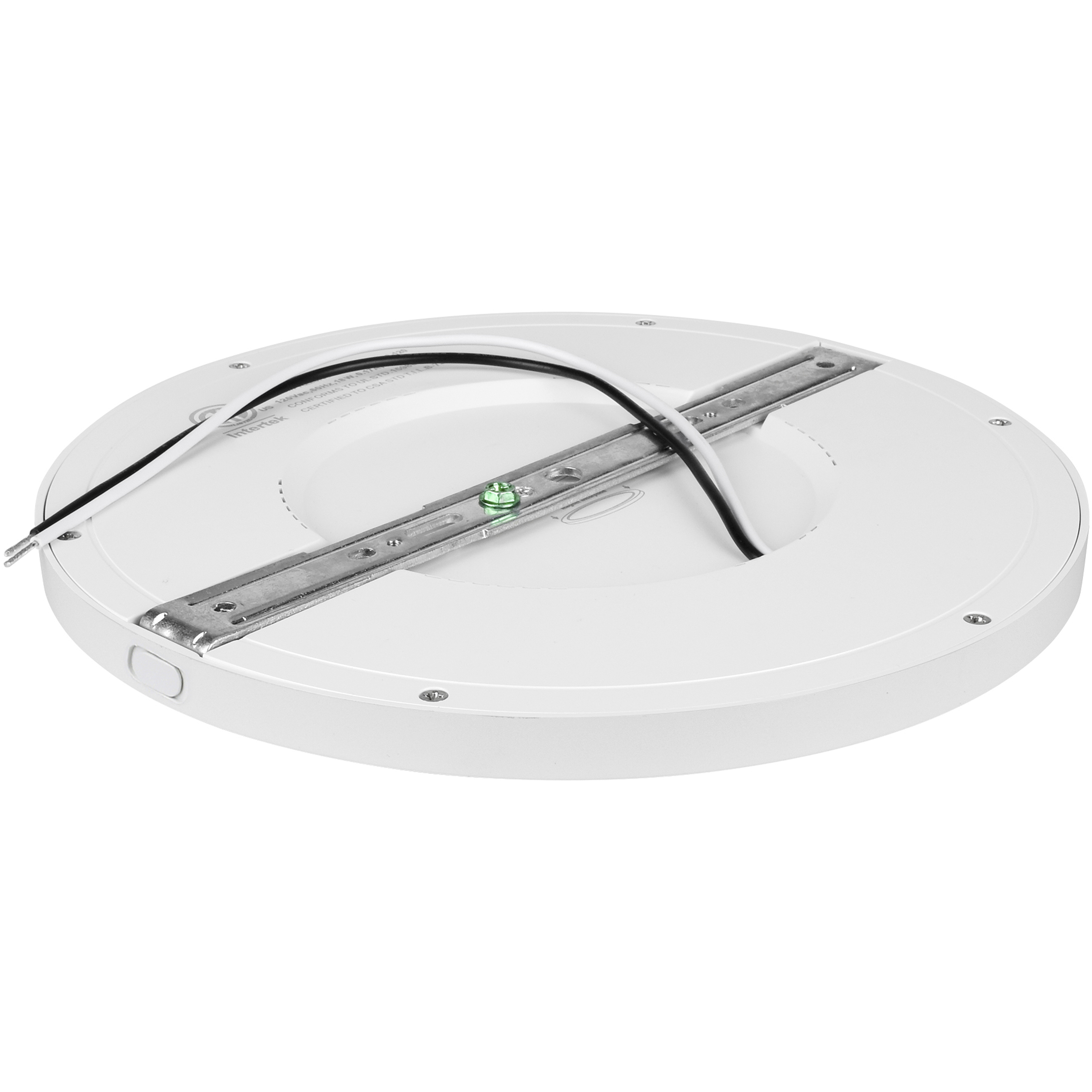 ModPLUS LED 9 inch Chrome Flush Mount Ceiling Light, Round
