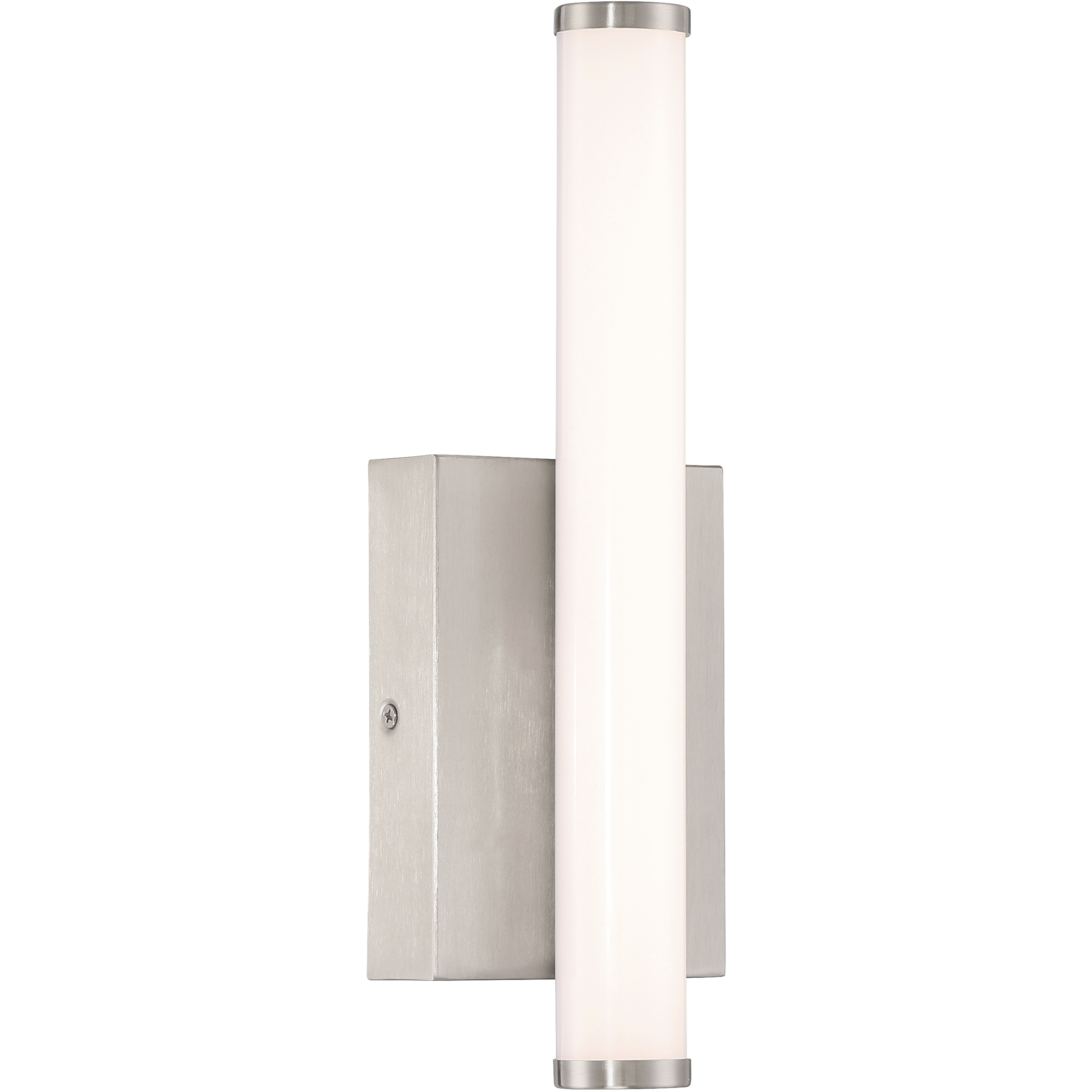 Grace 4.5 inch Brushed Steel Semi Flush Mount Ceiling Light
