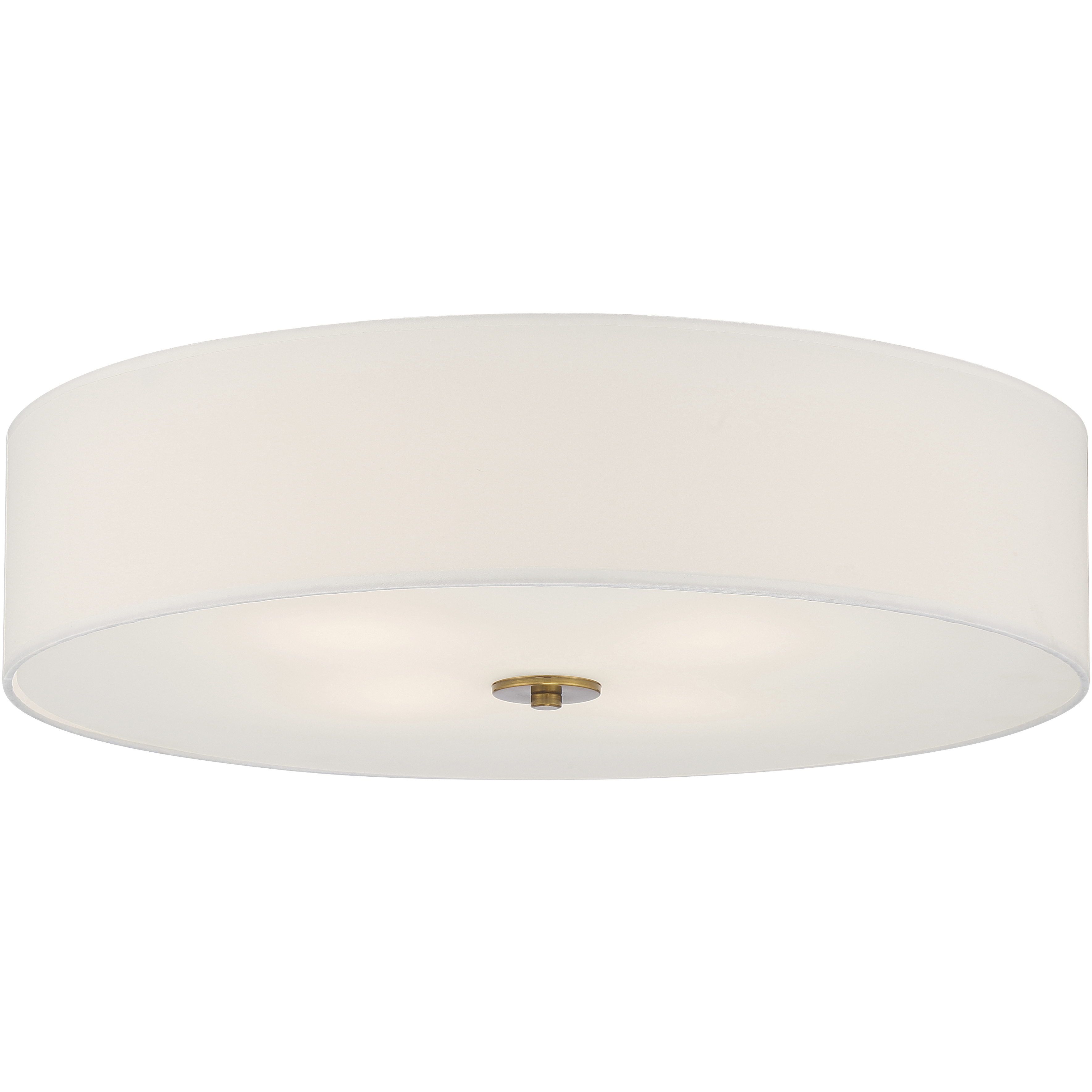 Mid Town LED 24 inch Antique Brushed Brass Flush Mount Ceiling Light