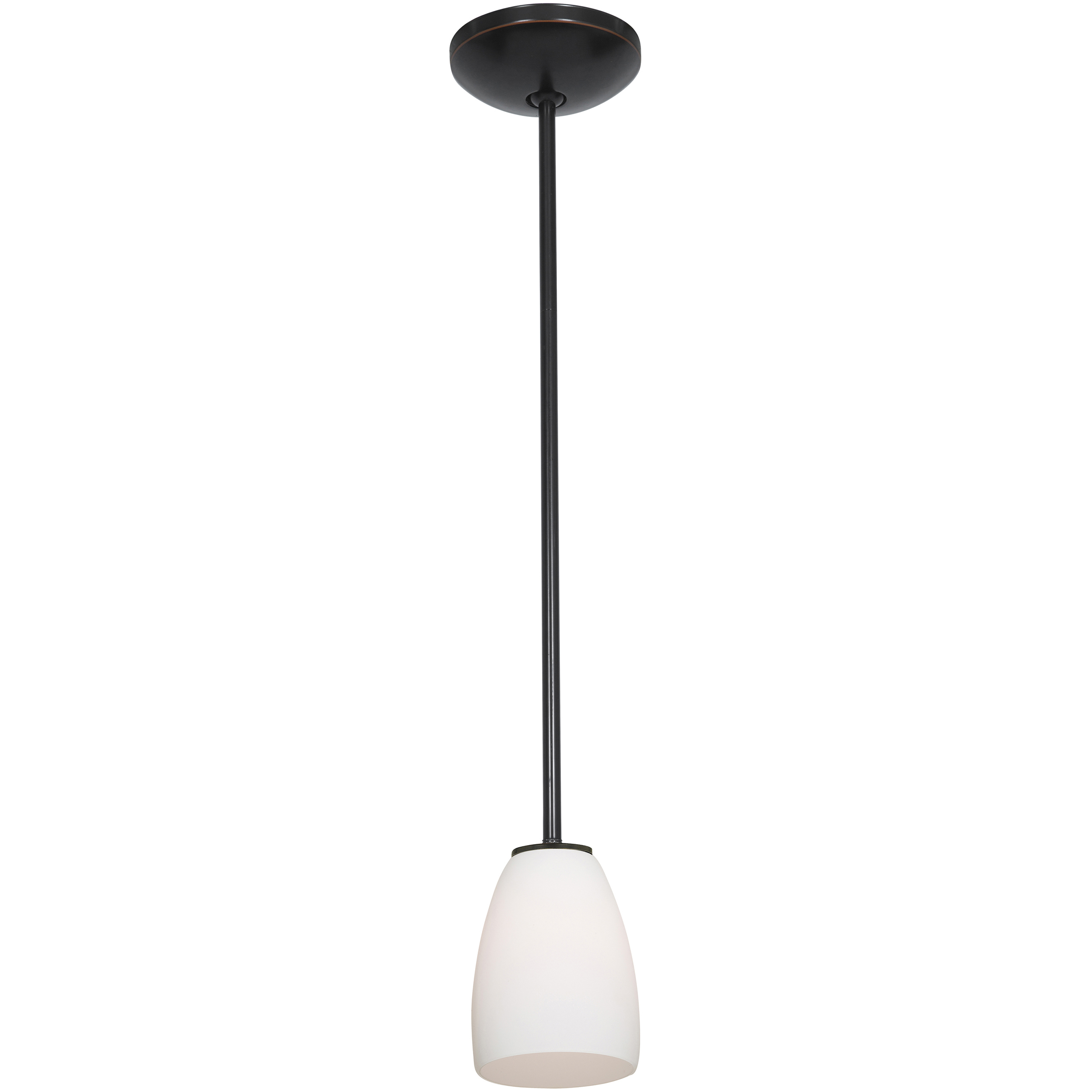 Sherry LED 4.5 inch Oil Rubbed Bronze Pendant Ceiling Light in Opal