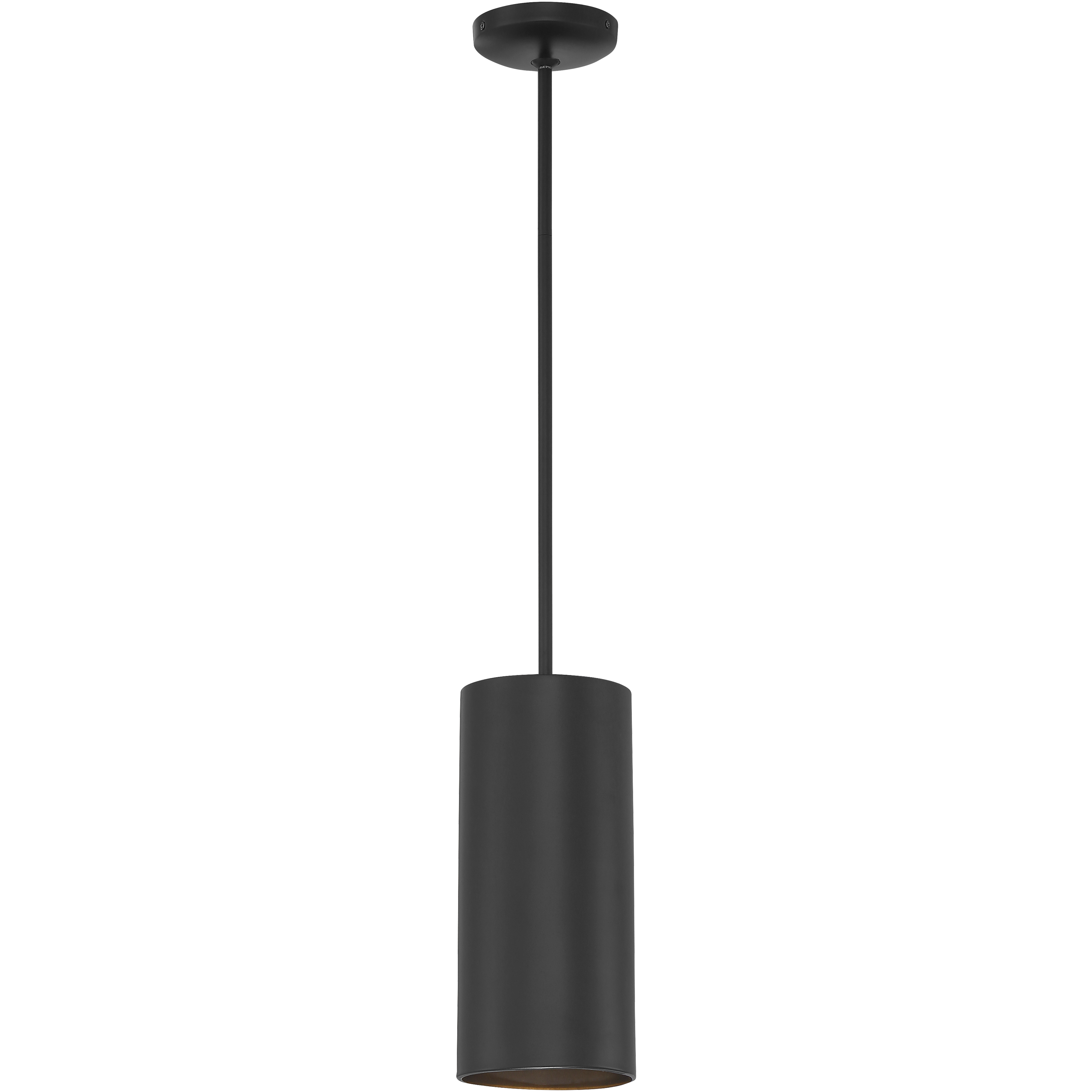 Pilson XL LED 6 inch Matte Black Pendant Ceiling Light