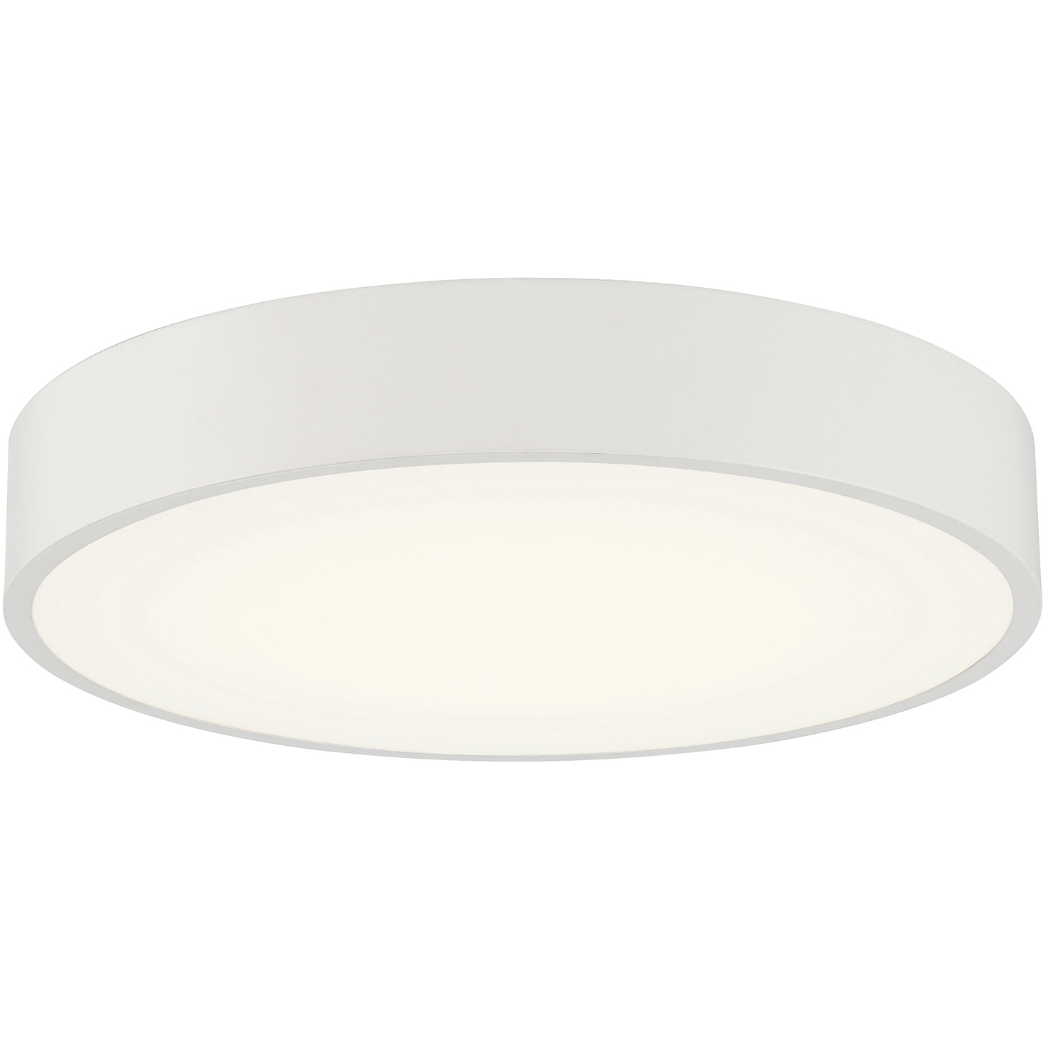 Como LED 13.75 inch White Flush Mount Ceiling Light