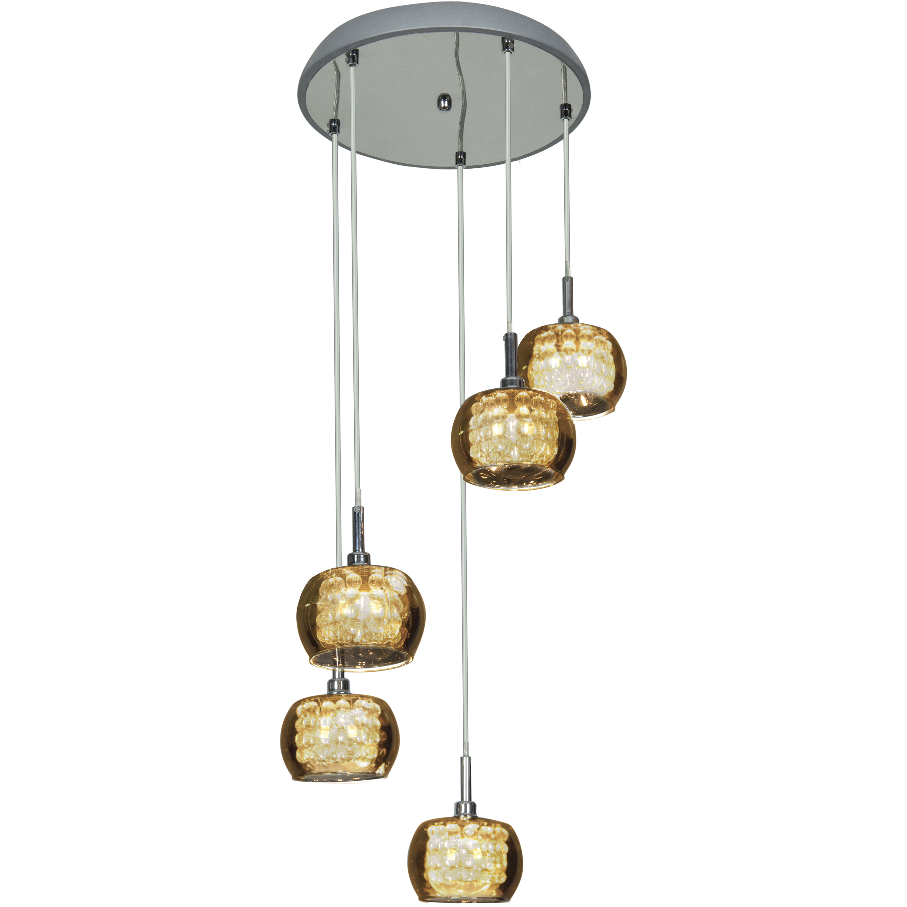 5 arm chrome ceiling light discount