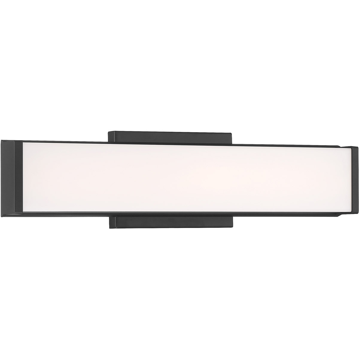 Citi LED 48 inch Matte Black LED Vanity Light Wall Light