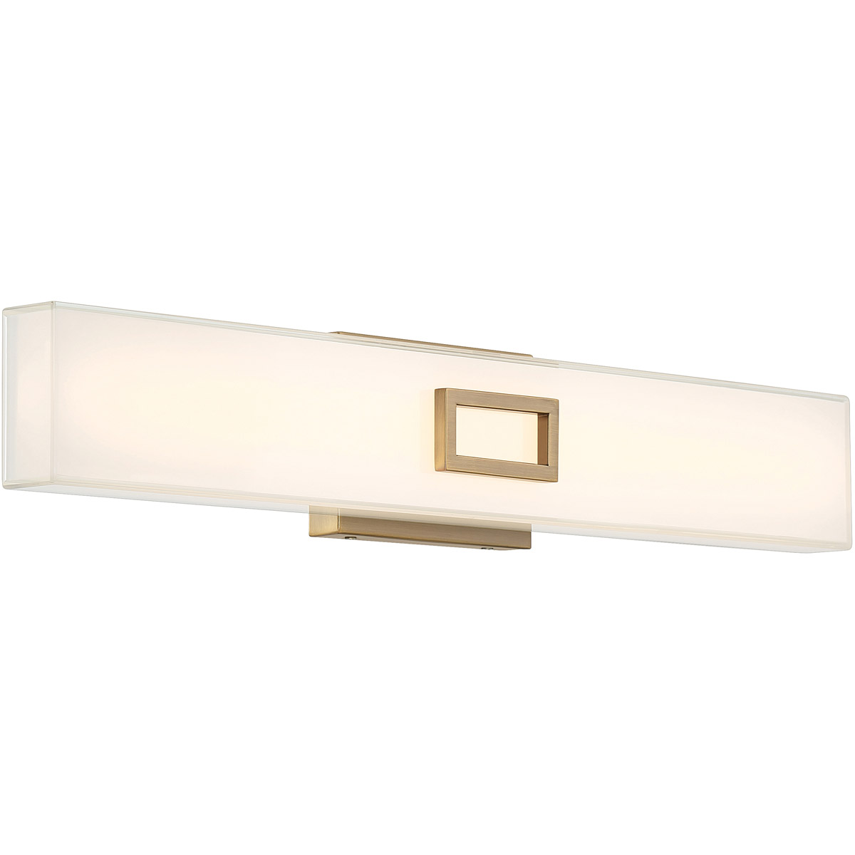 Restore LED Antique Brushed Brass Bath/Vanity Wall Light