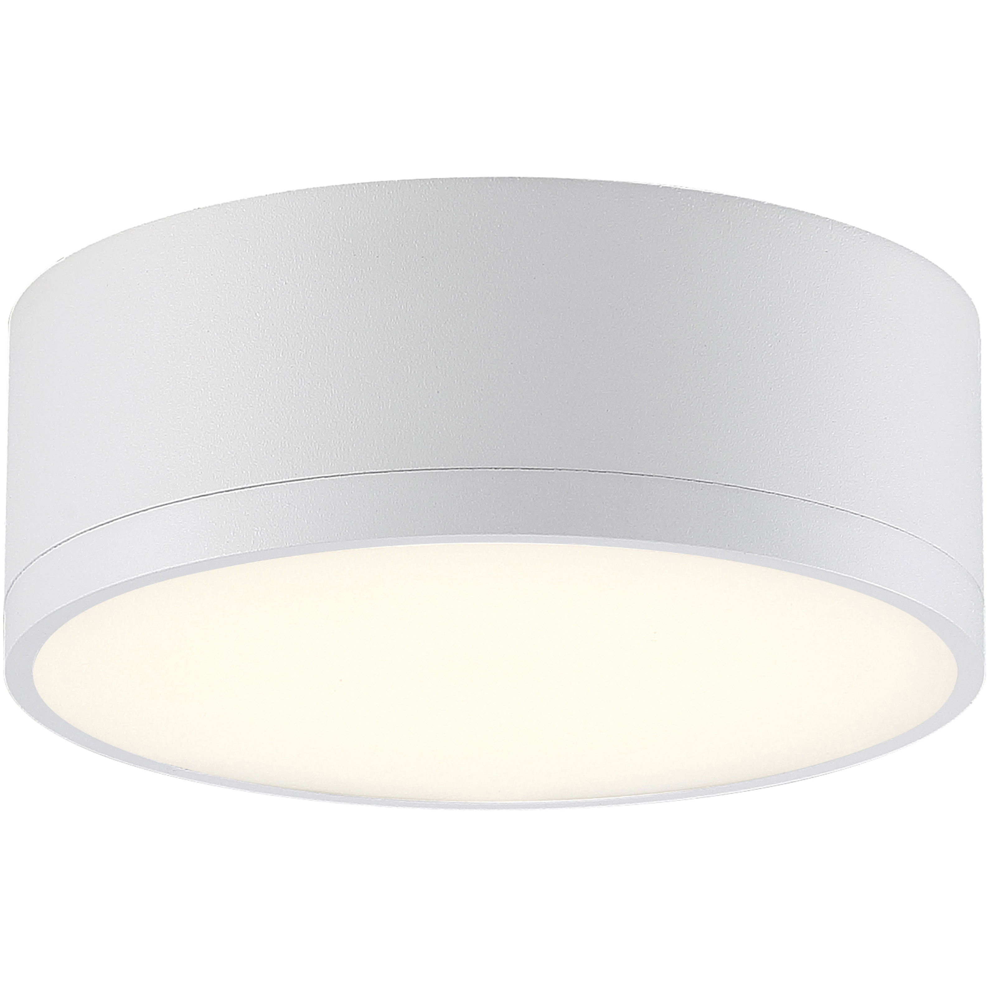 Beat LED 6.75 inch White Flush Mount Ceiling Light