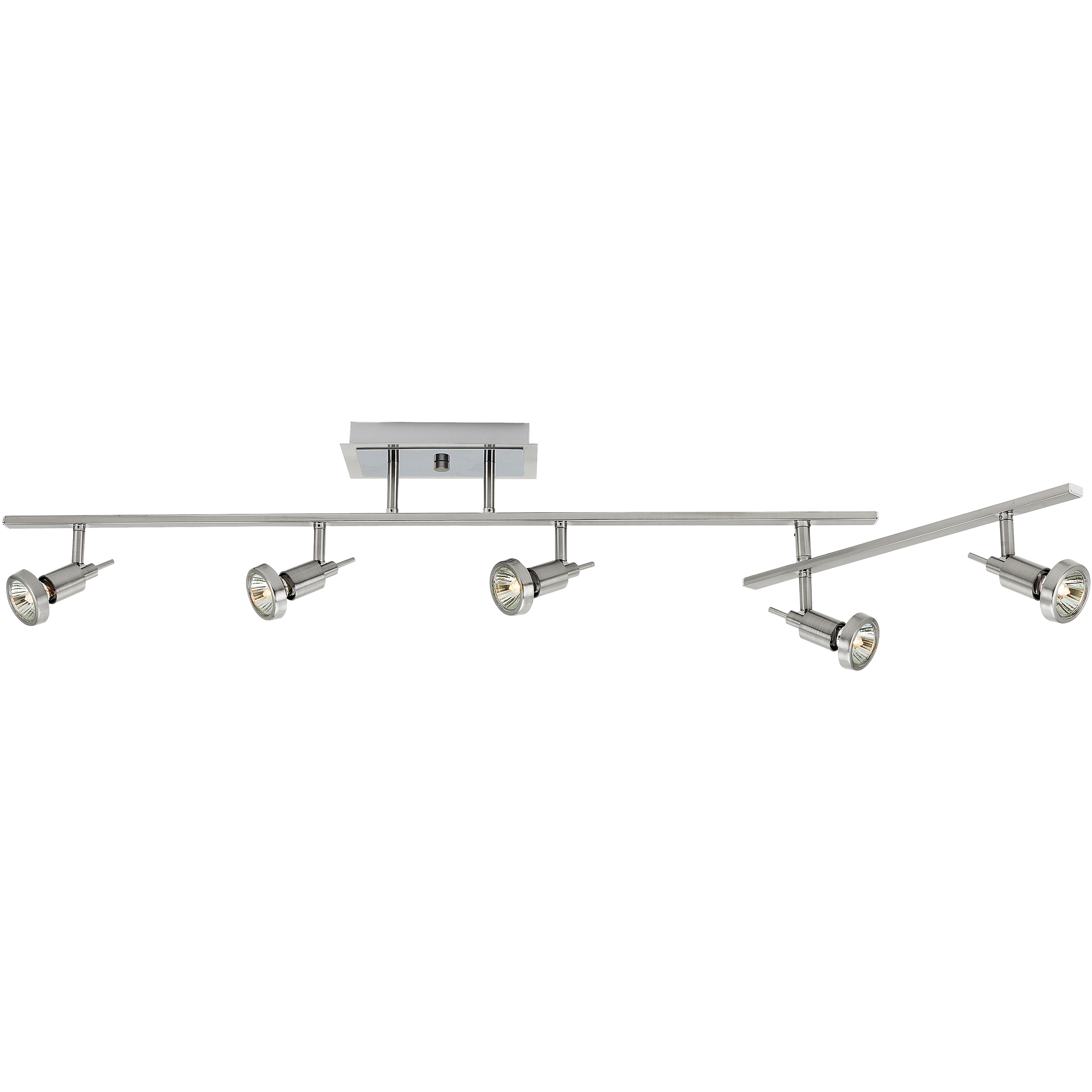 Viper 5 Light 120 Brushed Steel Track Light Ceiling Light