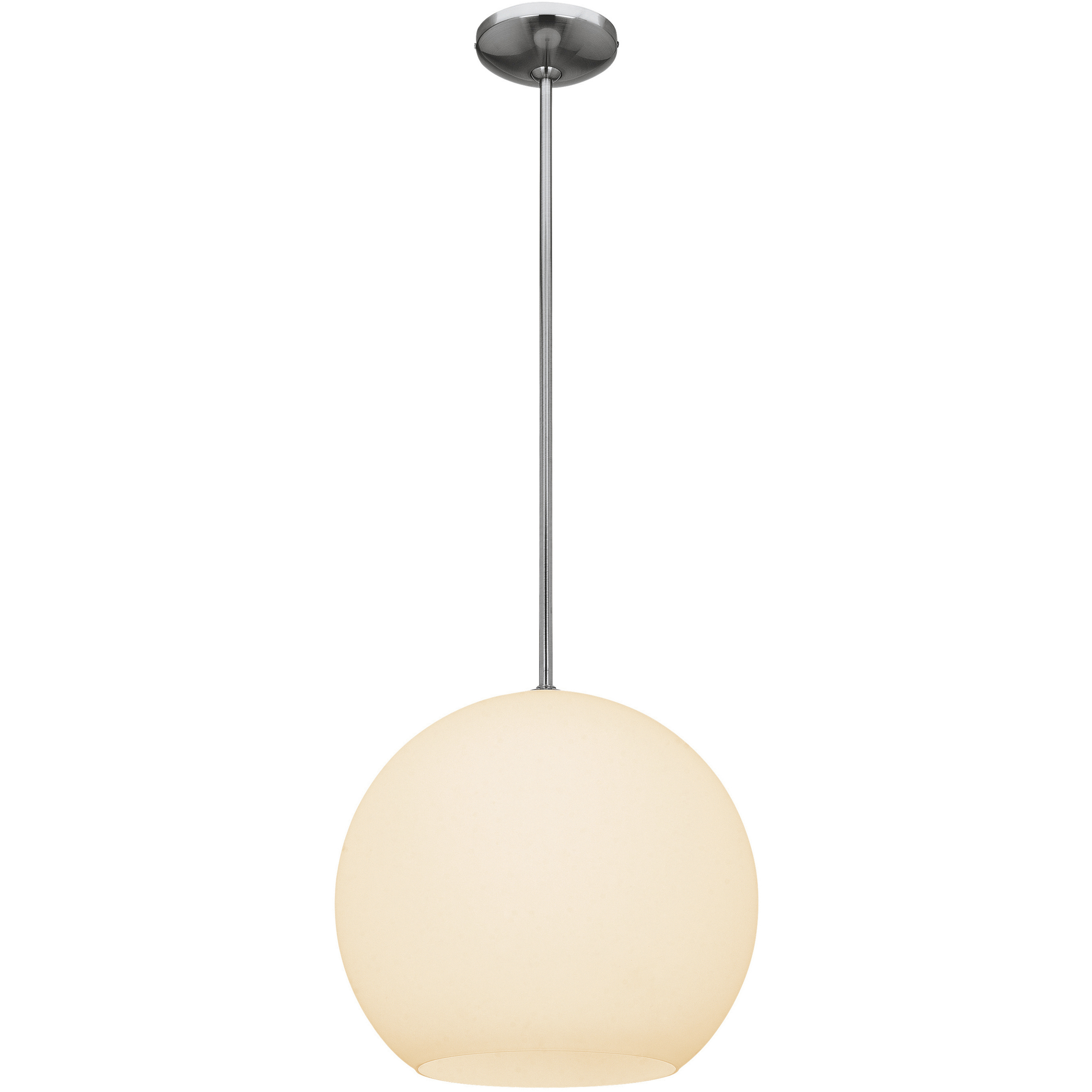Nitrogen 1 Light 14 inch Brushed Steel Pendant Ceiling Light