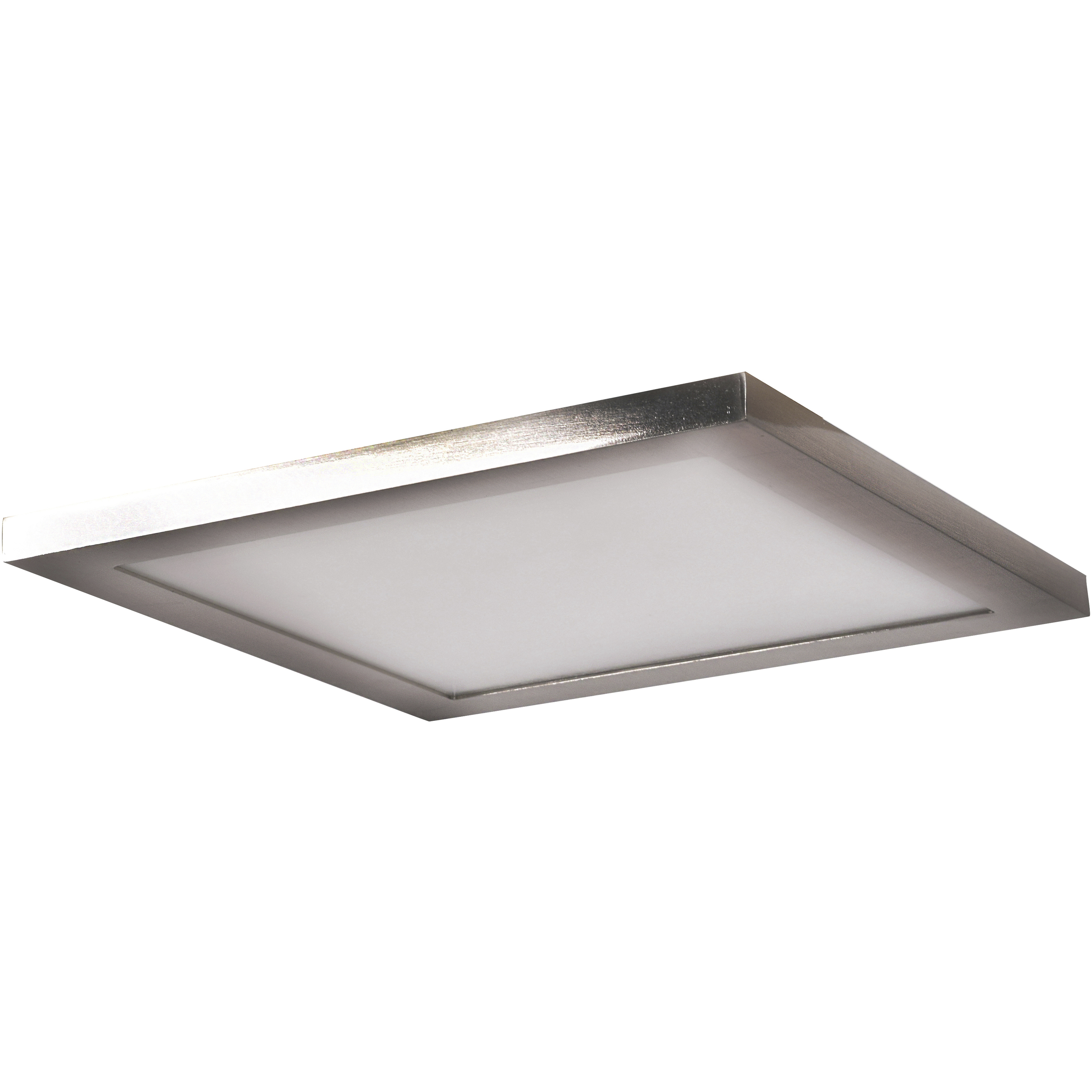 Boxer LED 7.5 inch Brushed Steel Flush Mount Ceiling Light