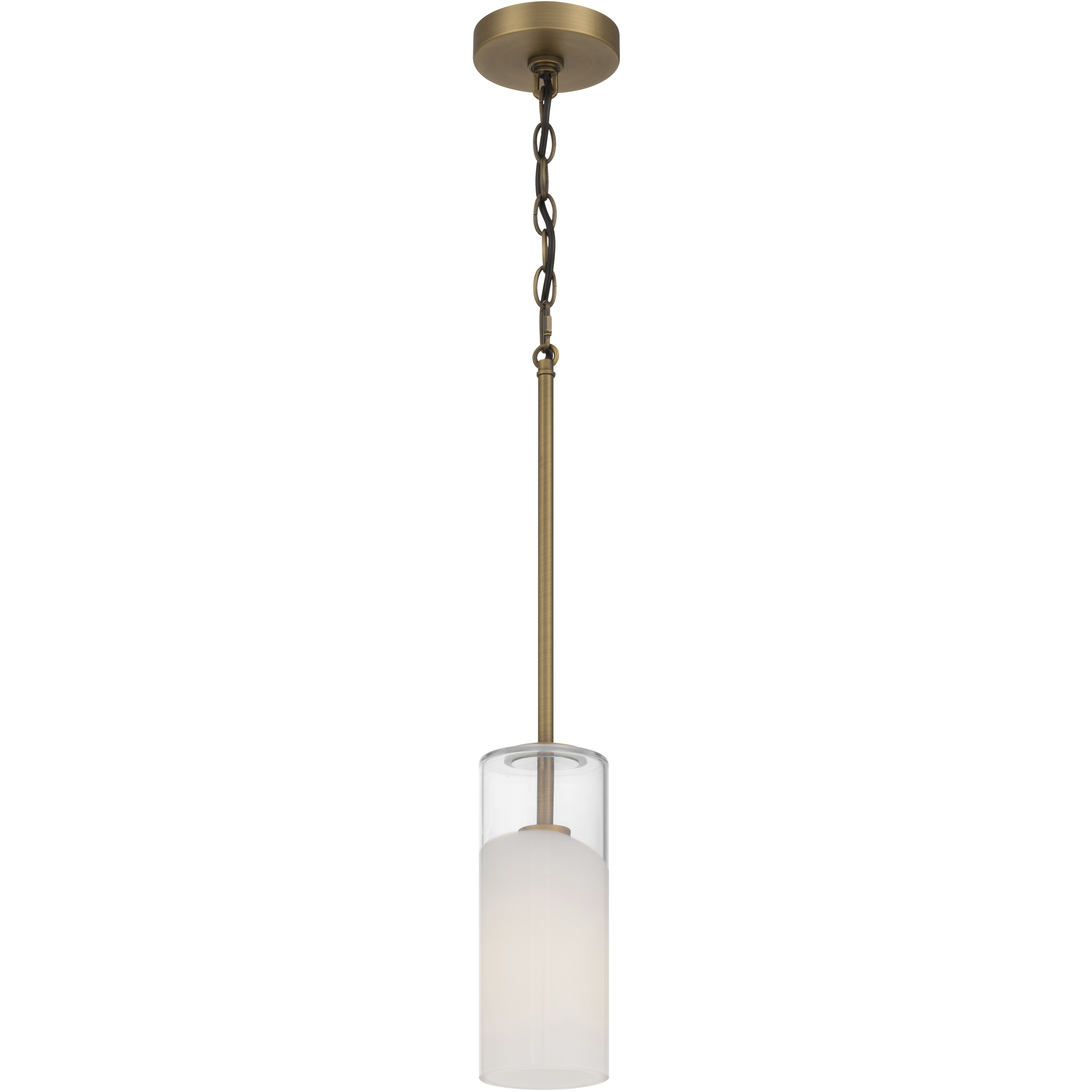 Ole' 1 Light 4 inch Antique Brushed Brass Pendant Ceiling Light
