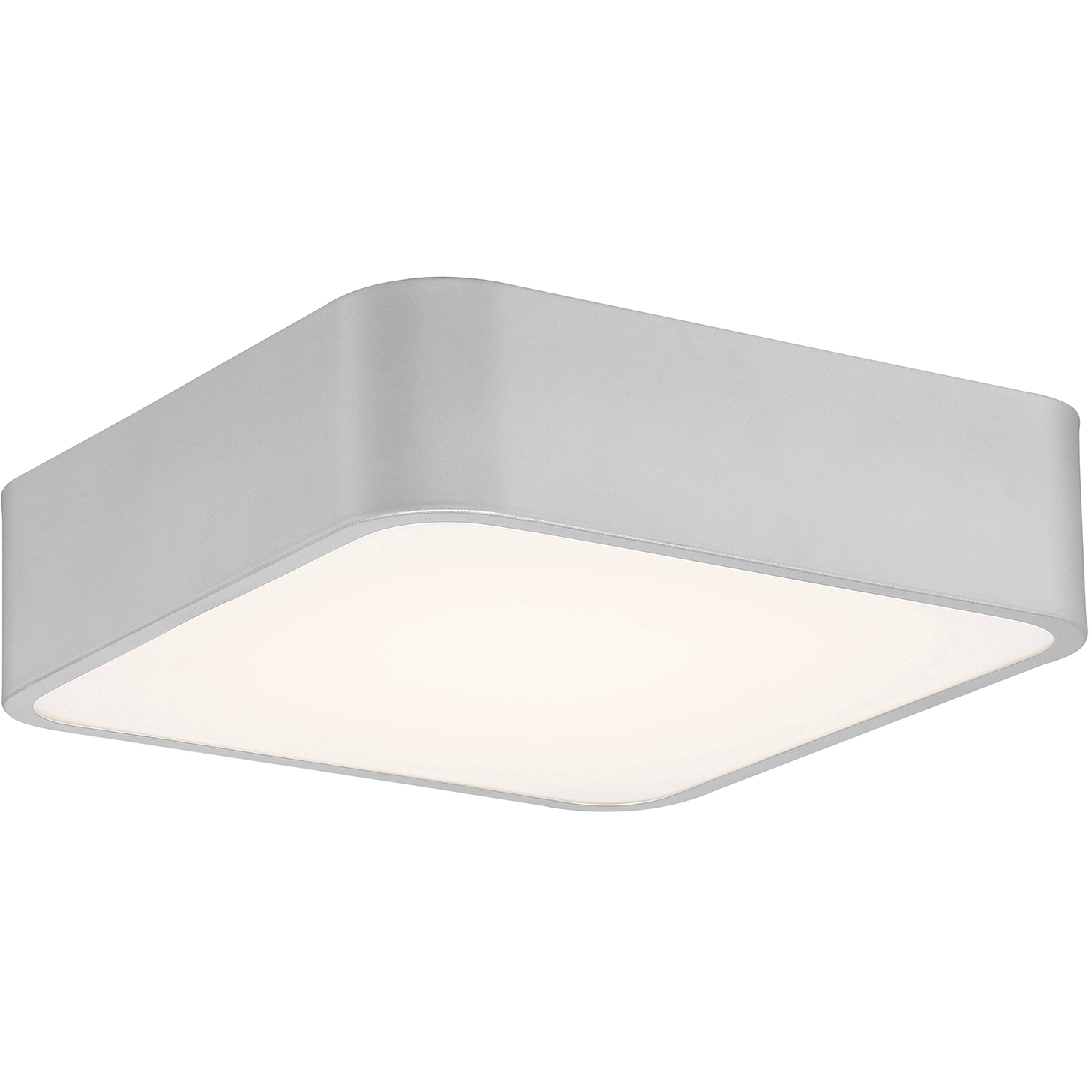 Granada LED 12 inch Satin and White Flush Mount Ceiling Light