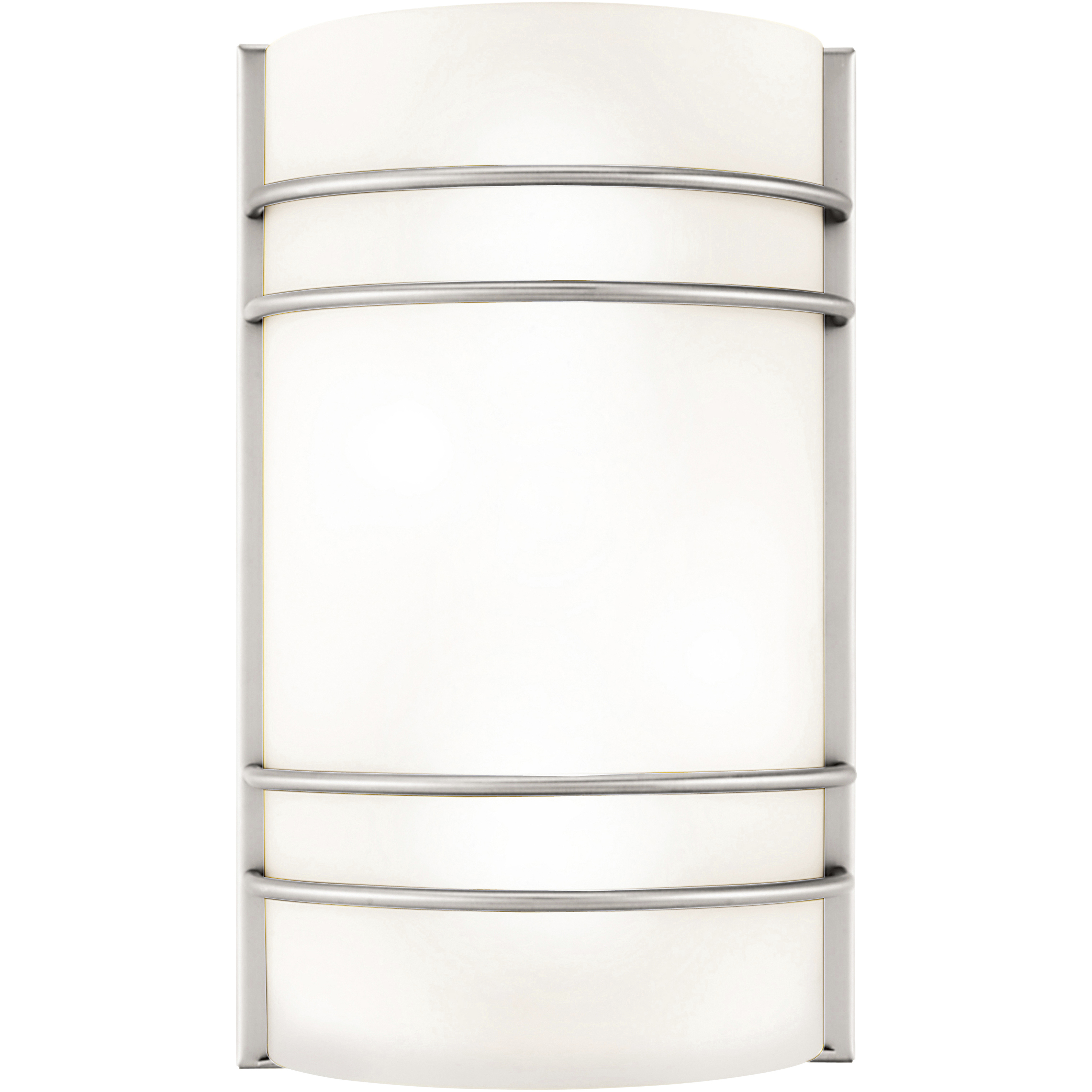 Cassi 2 Light 7.5 inch Brushed Steel ADA Wall Sconce Wall Light