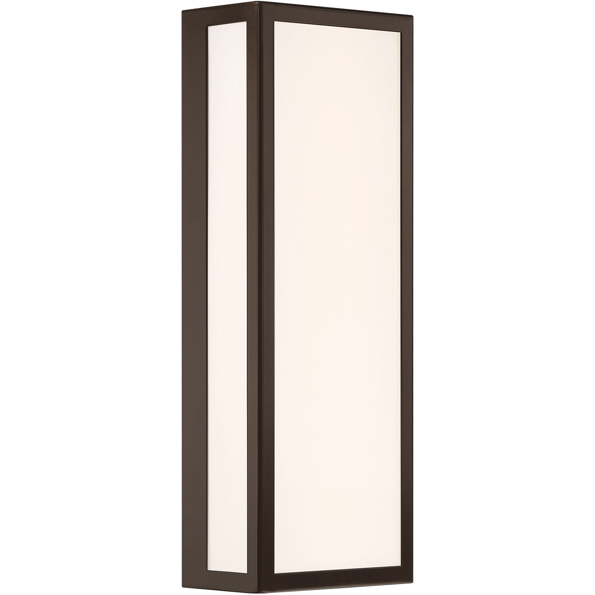 GEO LED 18 inch Bronze Outdoor Wall Sconce